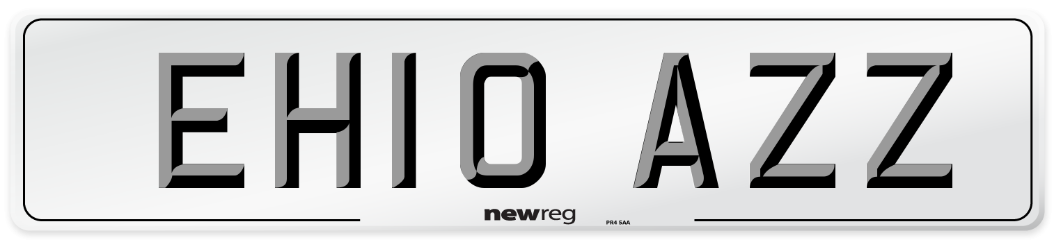 EH10 AZZ Number Plate from New Reg